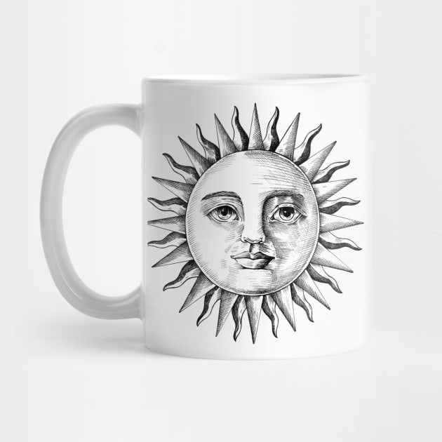 Sun Face by WAITE-SMITH VINTAGE ART